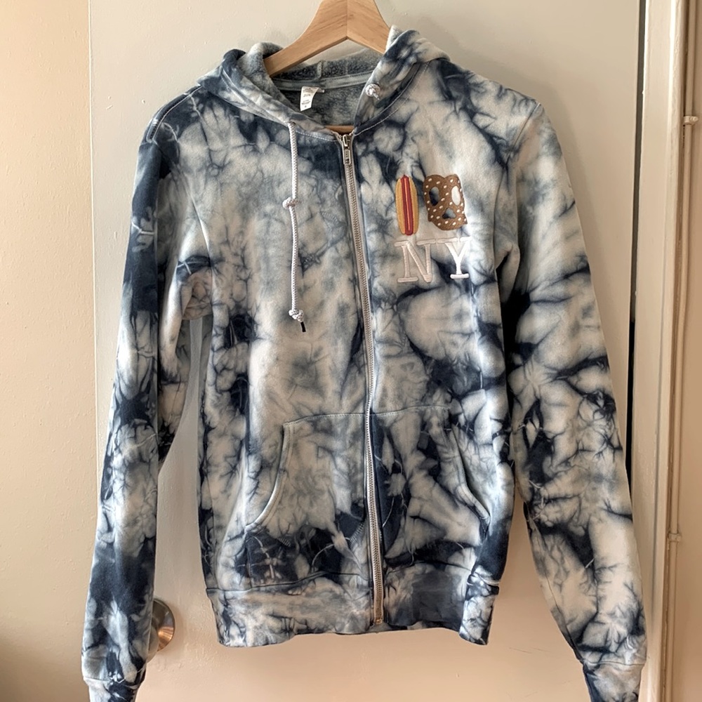 PiccoliNY Tie Dye Zip Up Hoodie